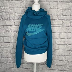 Nike Blue/ Teal Hoodie Sweatshirt